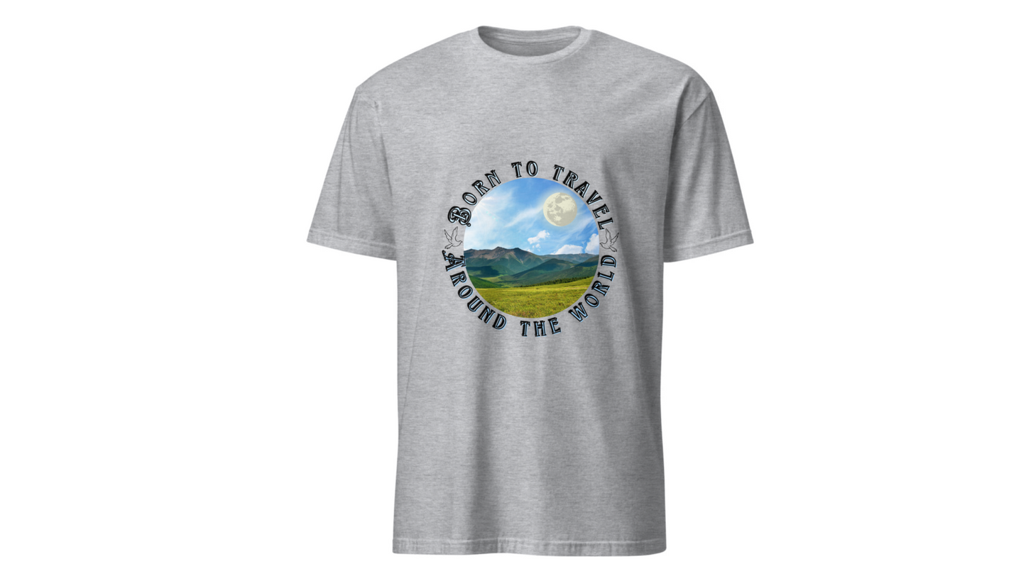 Unisex T-Shirt "Born to travel around the world"