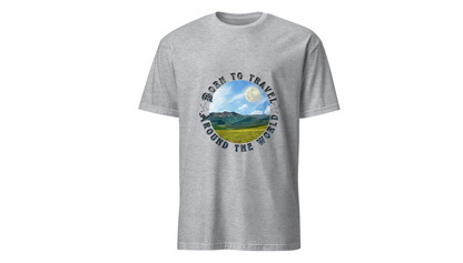Unisex T-Shirt "Born to travel around the world"