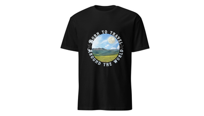 Unisex T-Shirt "Born to travel around the world"