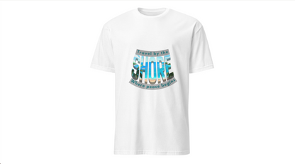Beach Vibes Unisex Softstyle T-Shirt – “Travel by the Shore” Design