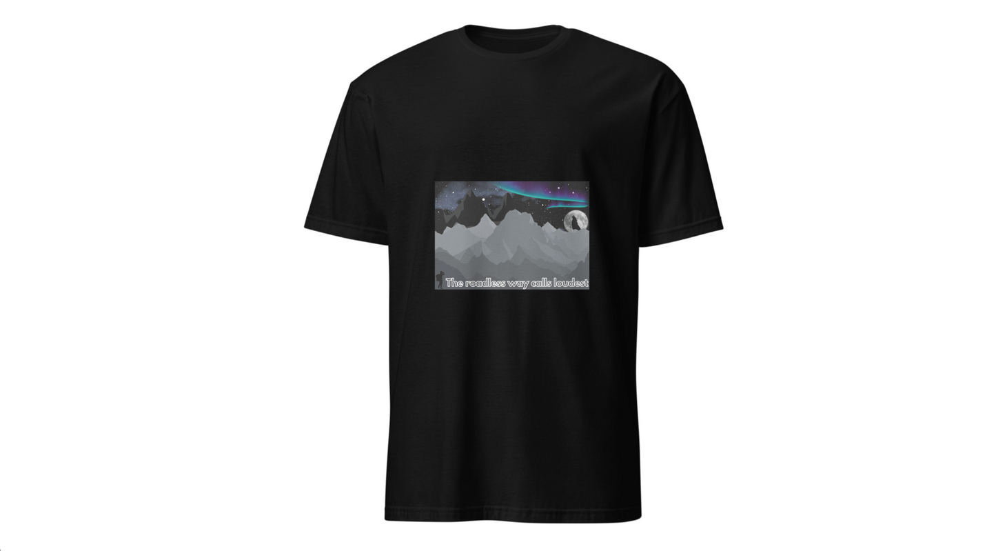 Aurora Landscape Men’s T-Shirt – Soft and Comfortable Night Sky Tee