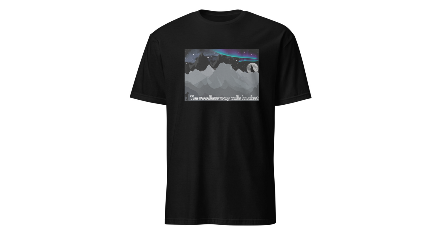 Aurora Landscape Men’s T-Shirt – Soft and Comfortable Night Sky Tee