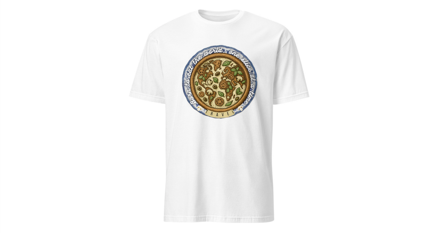 Unisex Pizza Lover's  Funny Softstyle T-Shirt for Travel