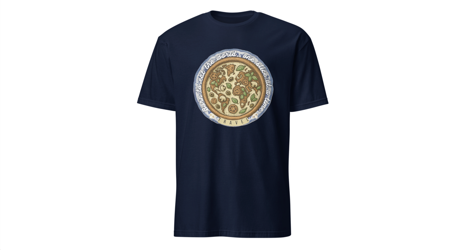 Unisex Pizza Lover's  Funny Softstyle T-Shirt for Travel