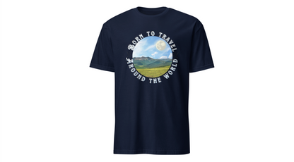 Unisex T-Shirt "Born to travel around the world"