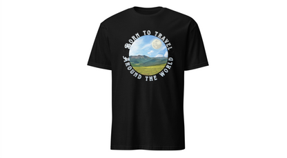 Unisex T-Shirt "Born to travel around the world"