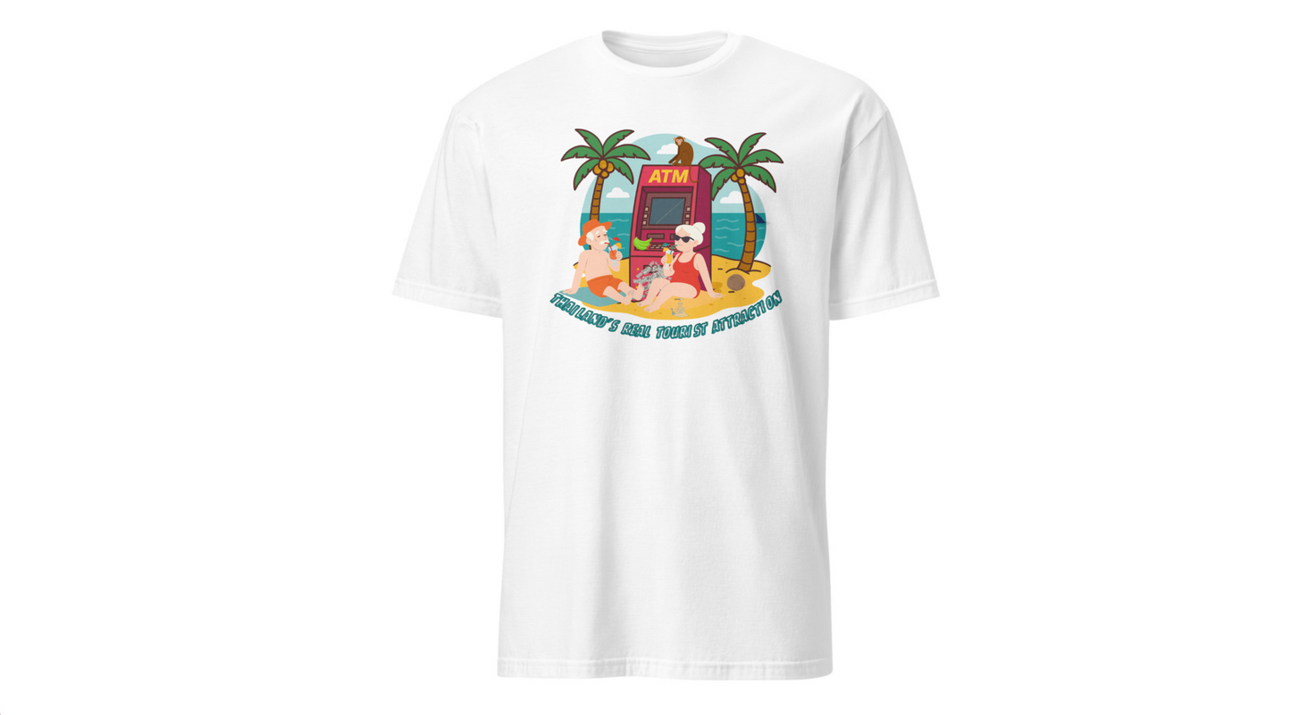 Funny Unisex Softstyle T-Shirt – “Thailand’s Real Tourist Attraction” – Perfect for Thailand lovers.