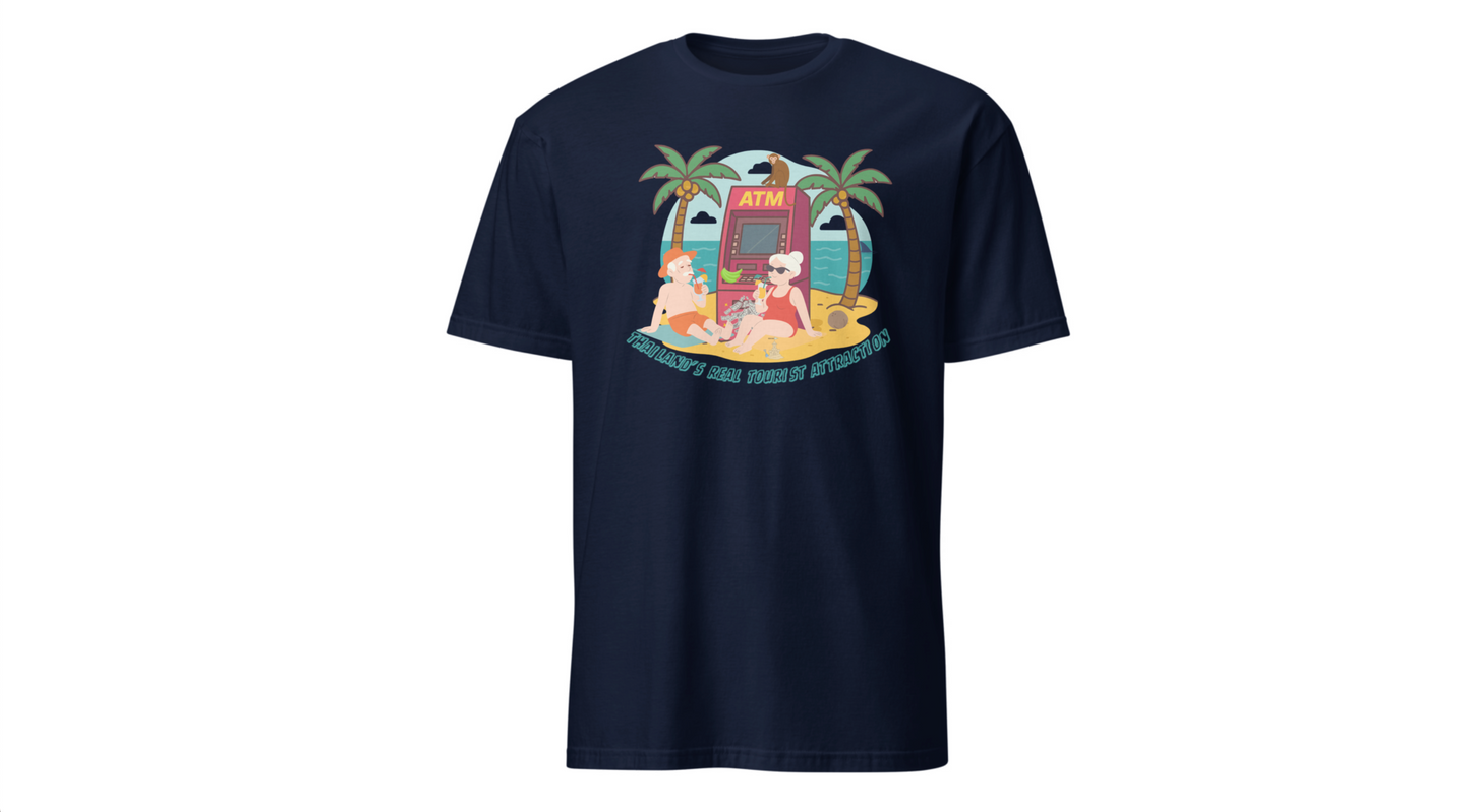 Funny Unisex Softstyle T-Shirt – “Thailand’s Real Tourist Attraction” – Perfect for Thailand lovers.