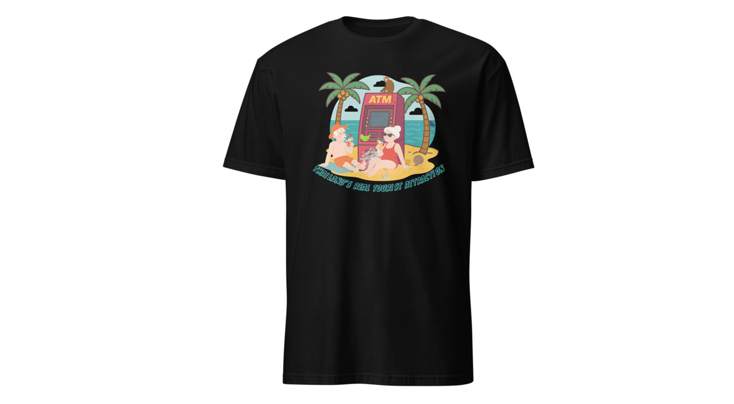 Funny Unisex Softstyle T-Shirt – “Thailand’s Real Tourist Attraction” – Perfect for Thailand lovers.