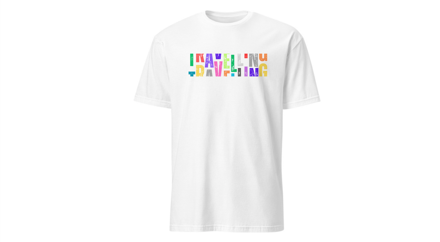 ‘Travelling’ Unisex T-Shirt – Perfect for Travelers.