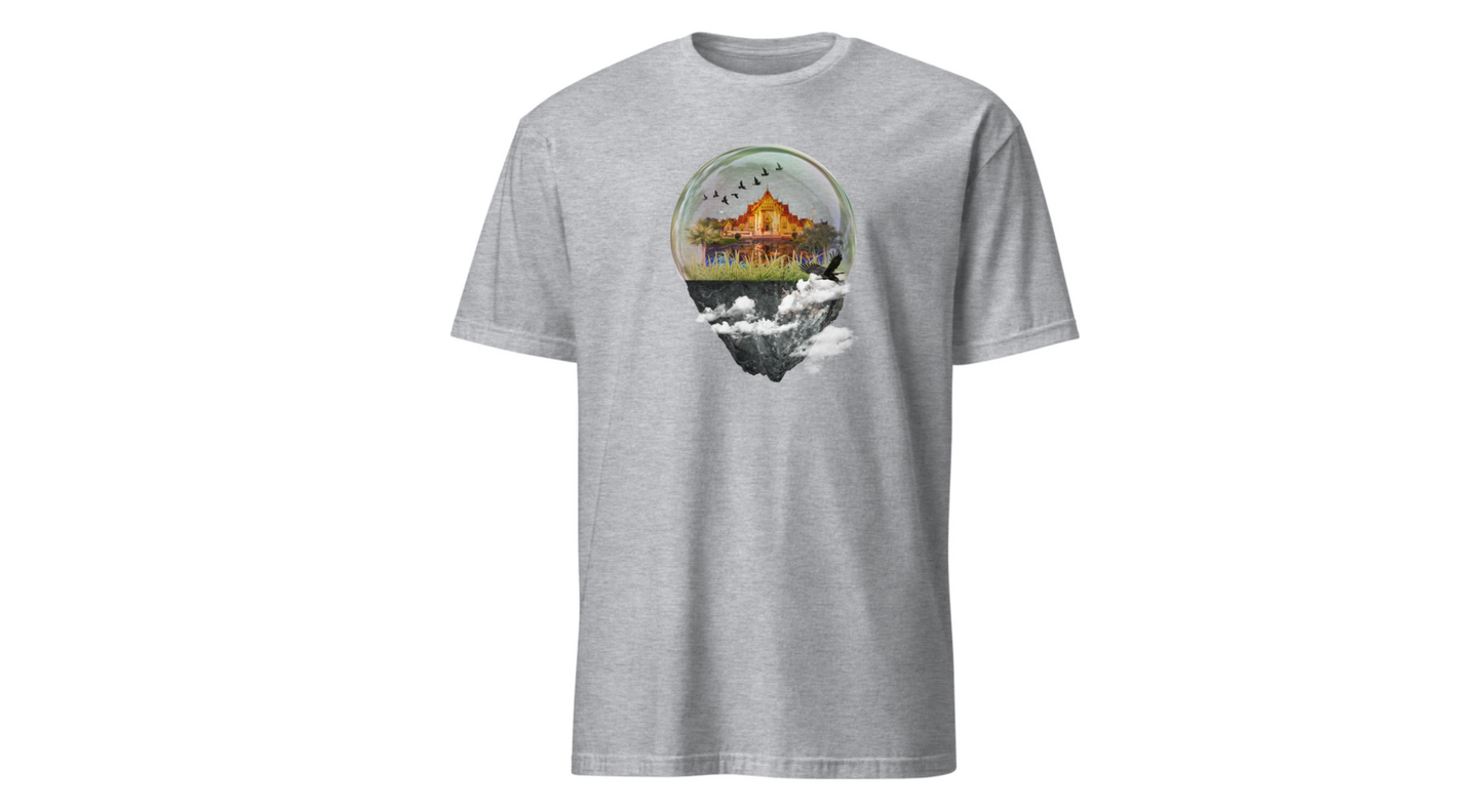 Unisex T-Shirt – ‘Castle Trapped in a Glass Case’ Art Design