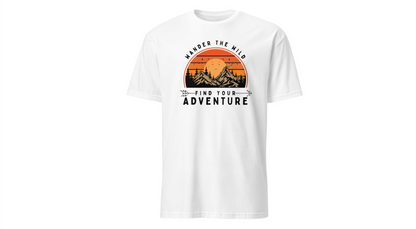 Unisex T-Shirt for Outdoor Enthusiasts: “Wander the Wild, Find Your Adventure”