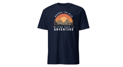 Unisex T-Shirt for Outdoor Enthusiasts: “Wander the Wild, Find Your Adventure”