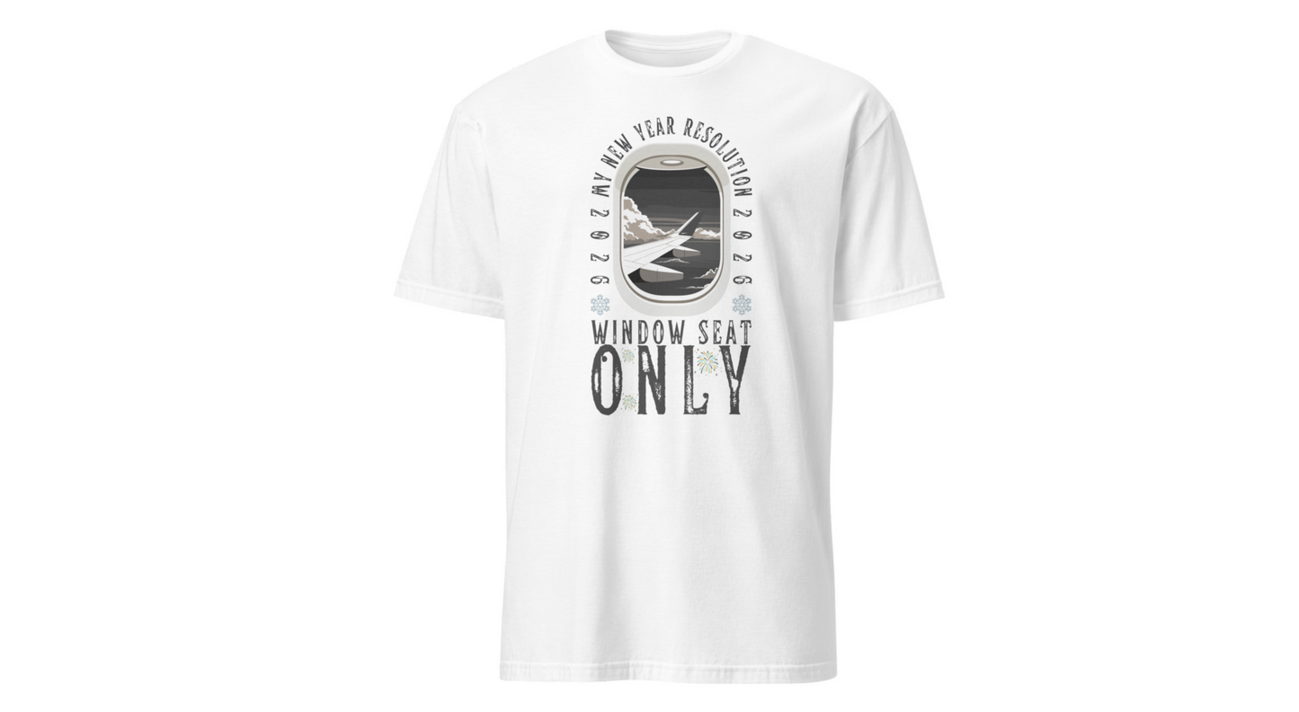 Unisex Softstyle T-Shirt-"Window Seat Only"