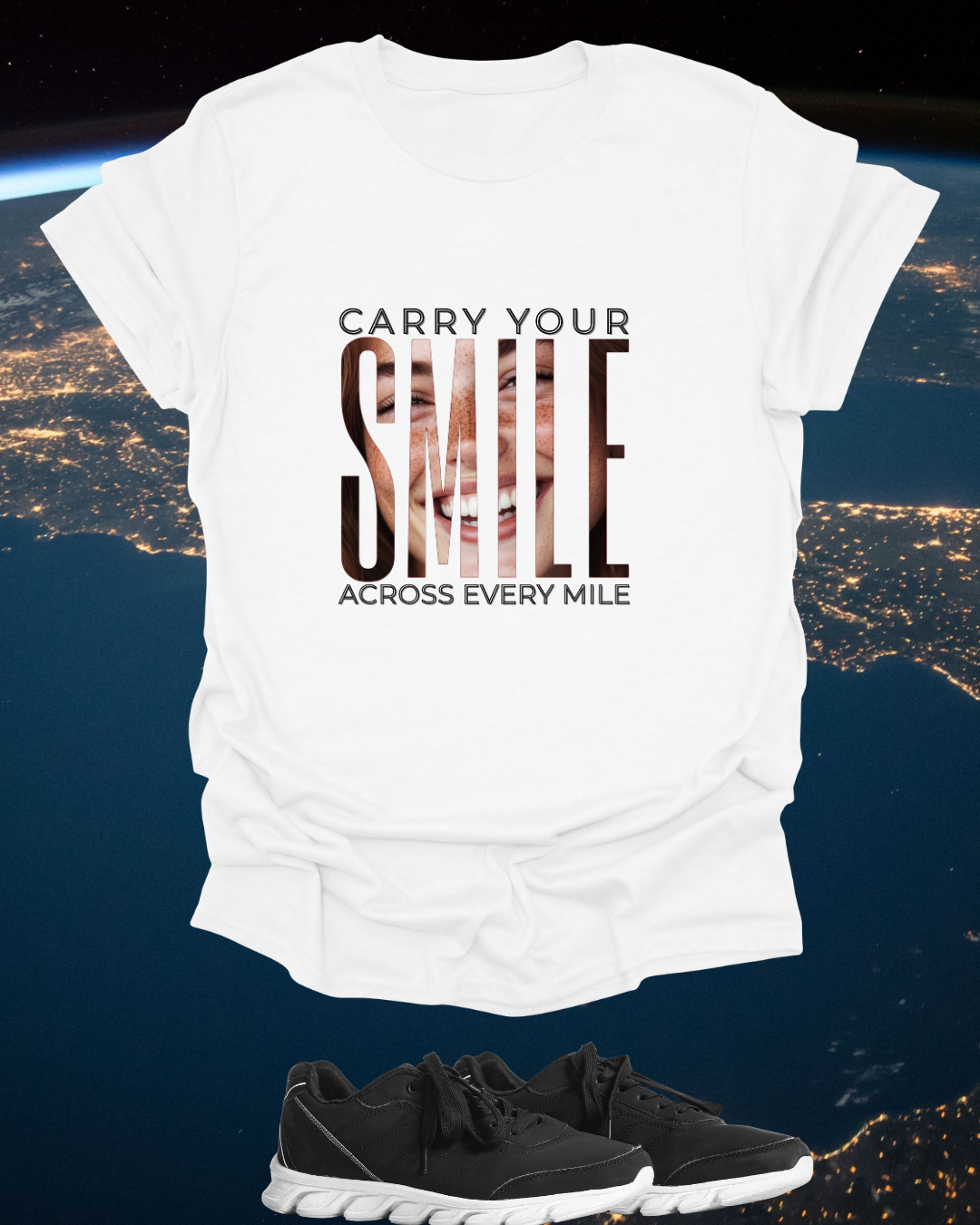"Carry Your Smile Across Every Mile" Softstyle T-Shirt
