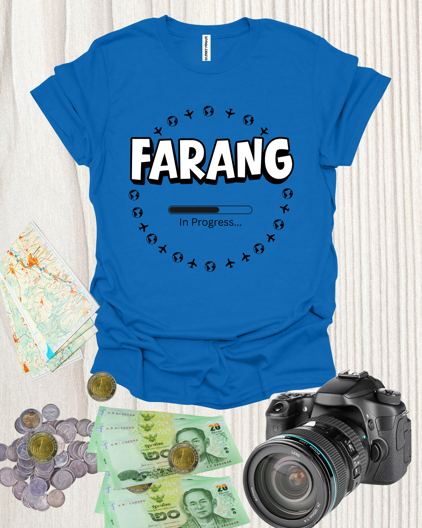 Farang In Progress Unisex T-Shirt — Thai Travel & Expat Graphic Tee