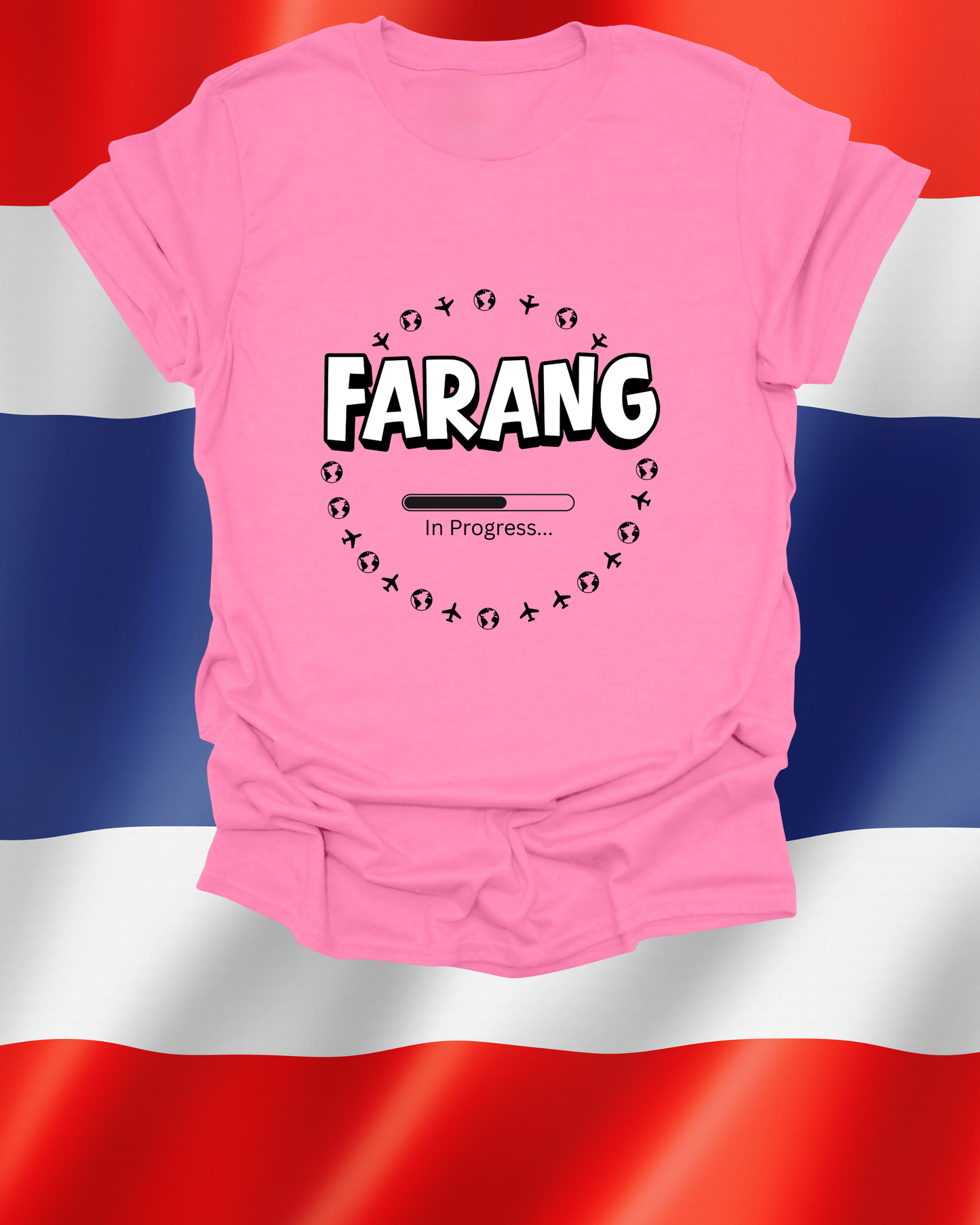Farang In Progress Unisex T-Shirt — Thai Travel & Expat Graphic Tee