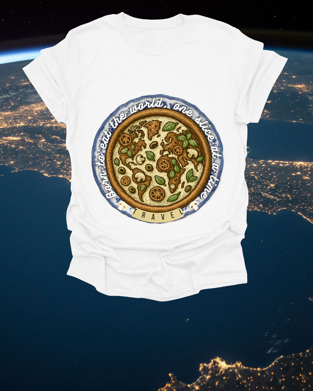 Unisex Pizza Lover's  Funny Softstyle T-Shirt for Travel