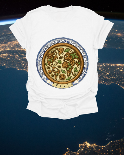 Unisex Pizza Lover's  Funny Softstyle T-Shirt for Travel