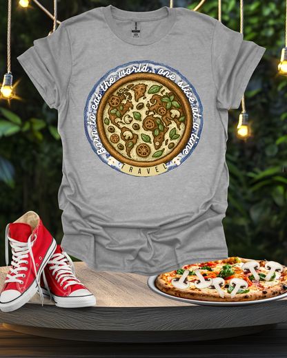 Unisex Pizza Lover's  Funny Softstyle T-Shirt for Travel