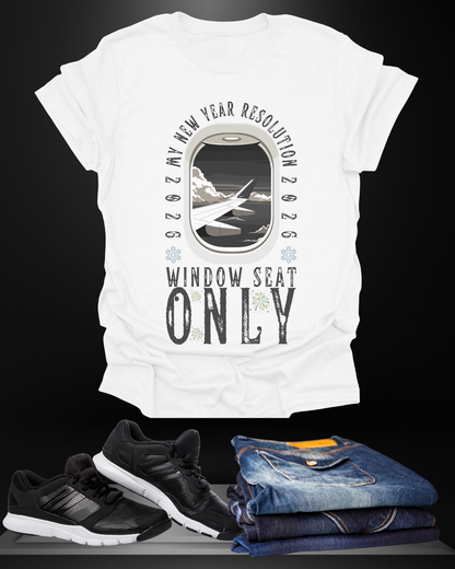 Unisex Softstyle T-Shirt-"Window Seat Only"