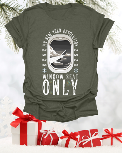 Unisex Softstyle T-Shirt-"Window Seat Only"