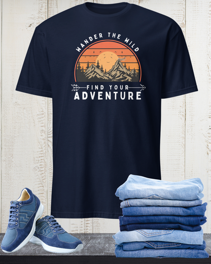 Unisex T-Shirt for Outdoor Enthusiasts: “Wander the Wild, Find Your Adventure”