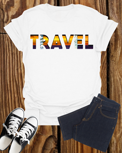 'Travel Feels Right' T-Shirt, Adventure T-shirt, Gift for Travelers