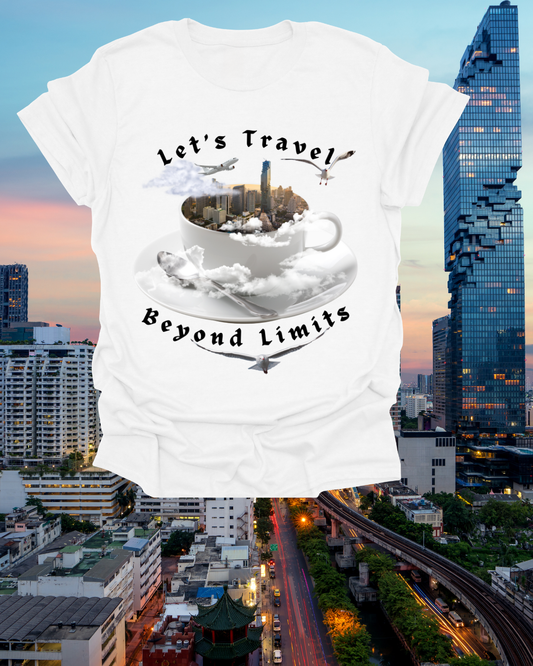 Adventure Travel T-Shirt - Let's Travel Beyond Limits