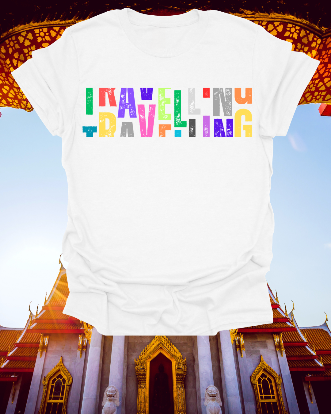 ‘Travelling’ Unisex T-Shirt – Perfect for Travelers.