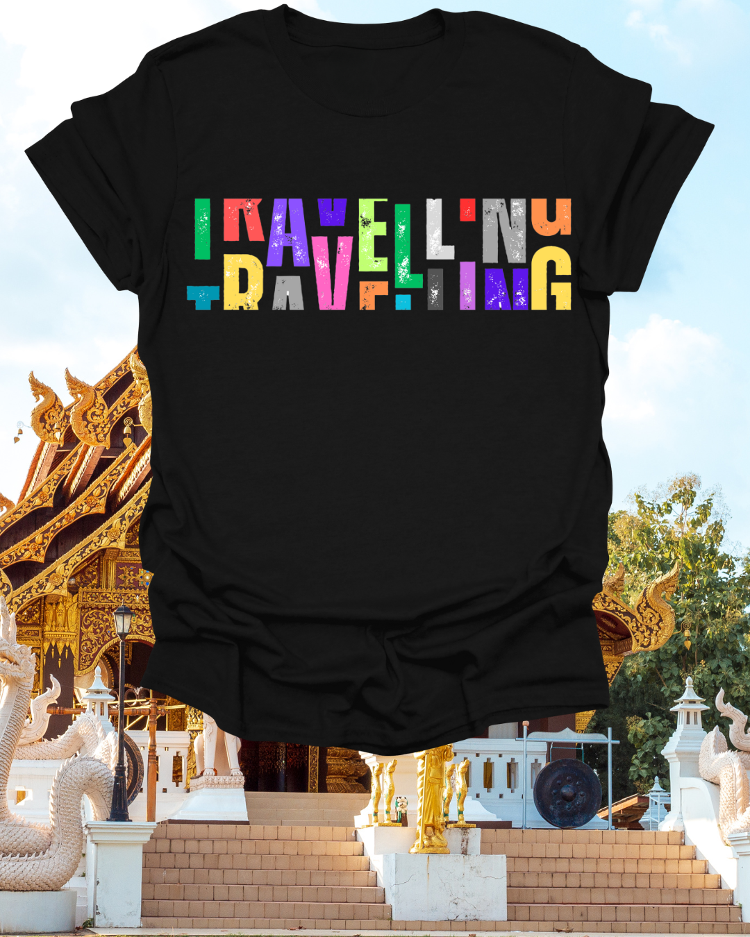 ‘Travelling’ Unisex T-Shirt – Perfect for Travelers.