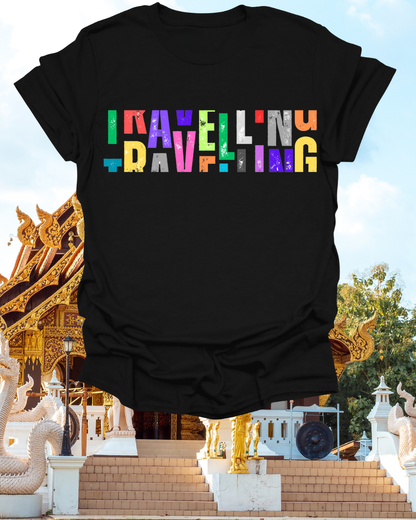‘Travelling’ Unisex T-Shirt – Perfect for Travelers.