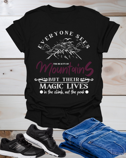 Enchanted Mountain Magic Scenic Unisex T-Shirt