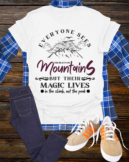 Enchanted Mountain Magic Scenic Unisex T-Shirt