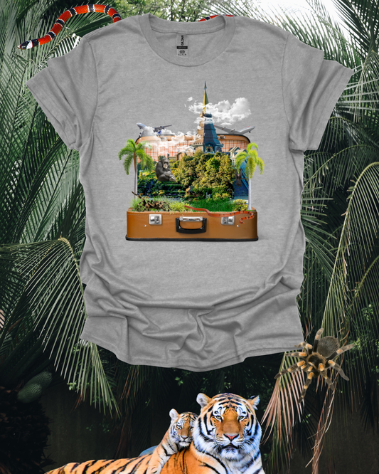 Unisex  T-shirt Design: "Temple" Image Manipulation