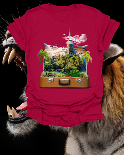 Unisex  T-shirt Design: "Temple" Image Manipulation