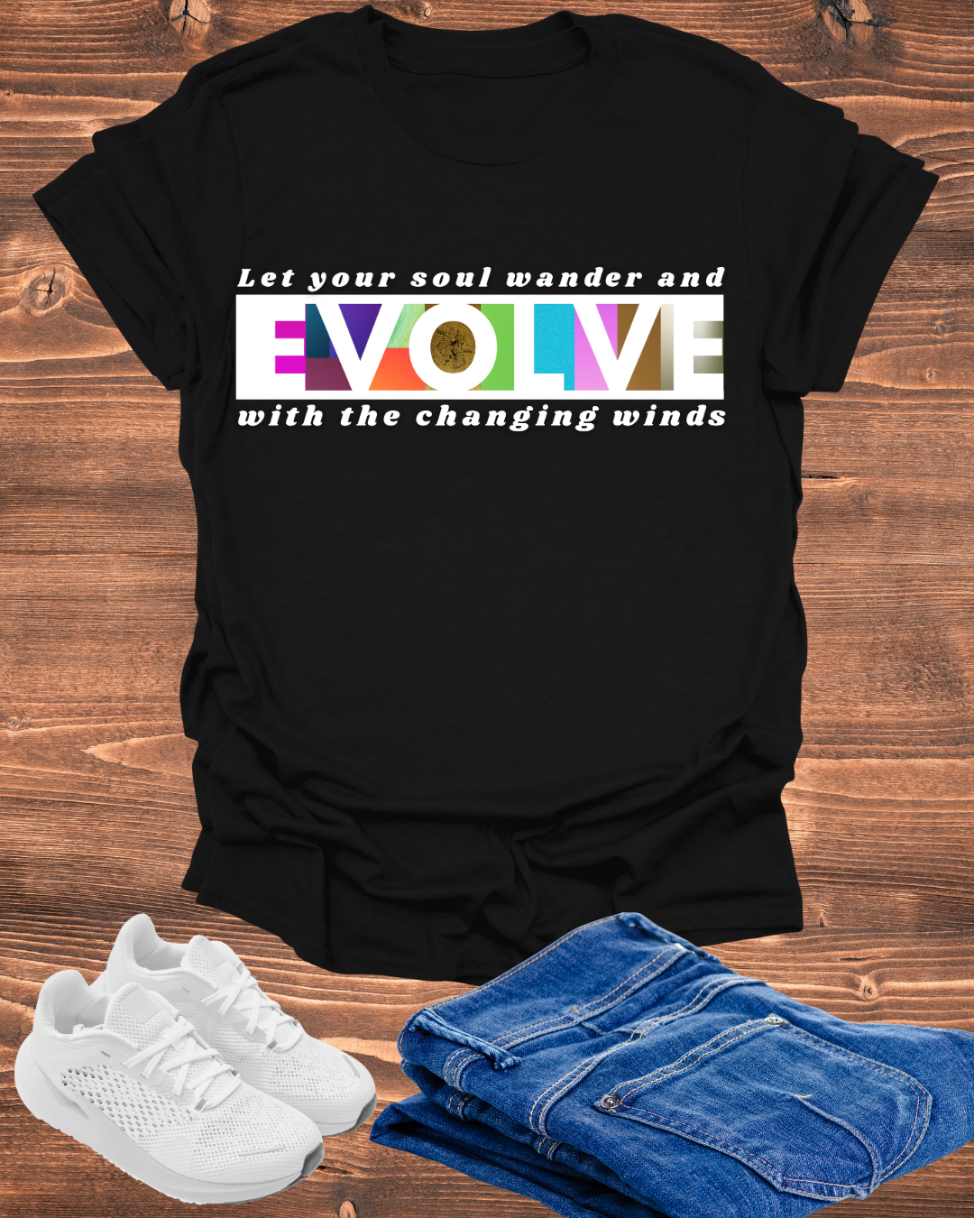 'Evolve' Inspirational Unisex Softstyle T-Shirt