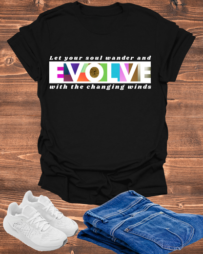 'Evolve' Inspirational Unisex Softstyle T-Shirt