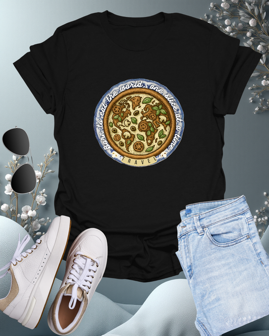 Unisex Pizza Lover's Softstyle T-Shirt for Travel