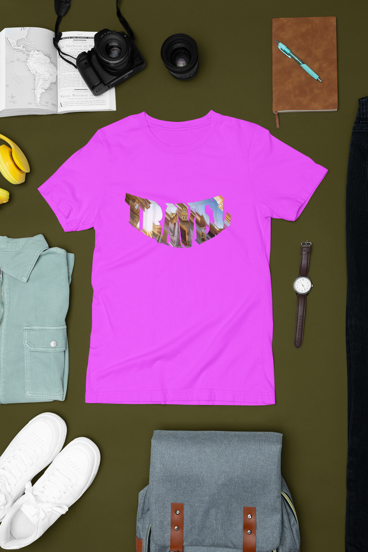 Unisex Travel T-Shirt: “Travel”