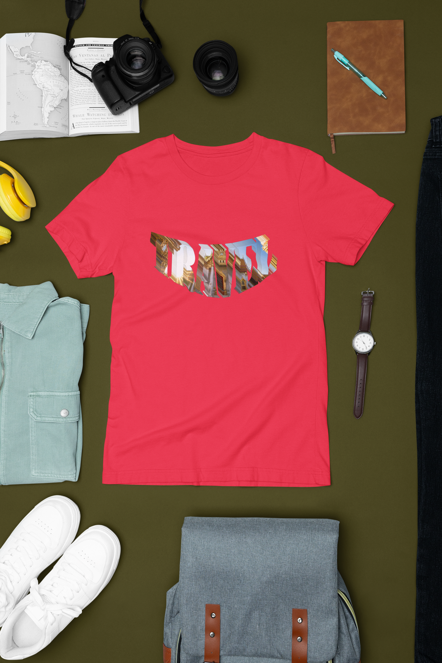 Unisex Travel T-Shirt: “Travel”