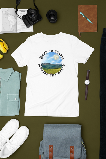 'Born to Travel Around The World' T-Shirt