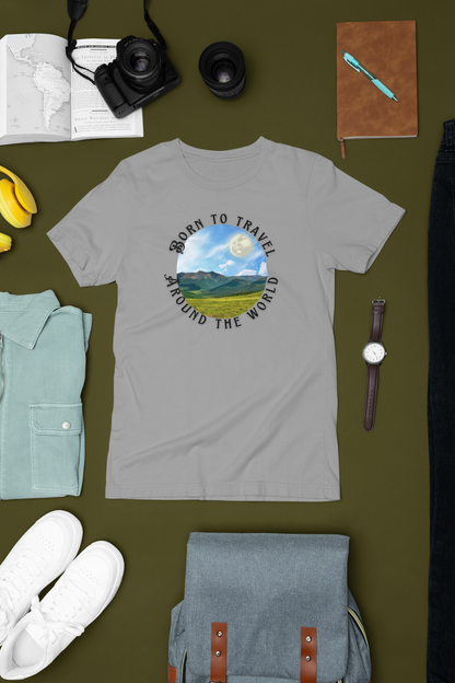 'Born to Travel Around The World' T-Shirt