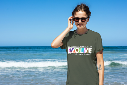 'Evolve' Inspirational Unisex Softstyle T-Shirt
