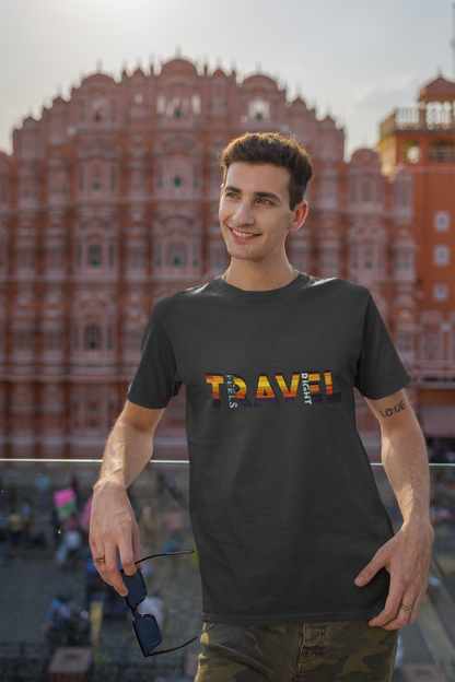'Travel Feels Right' T-Shirt, Adventure T-shirt, Gift for Travelers
