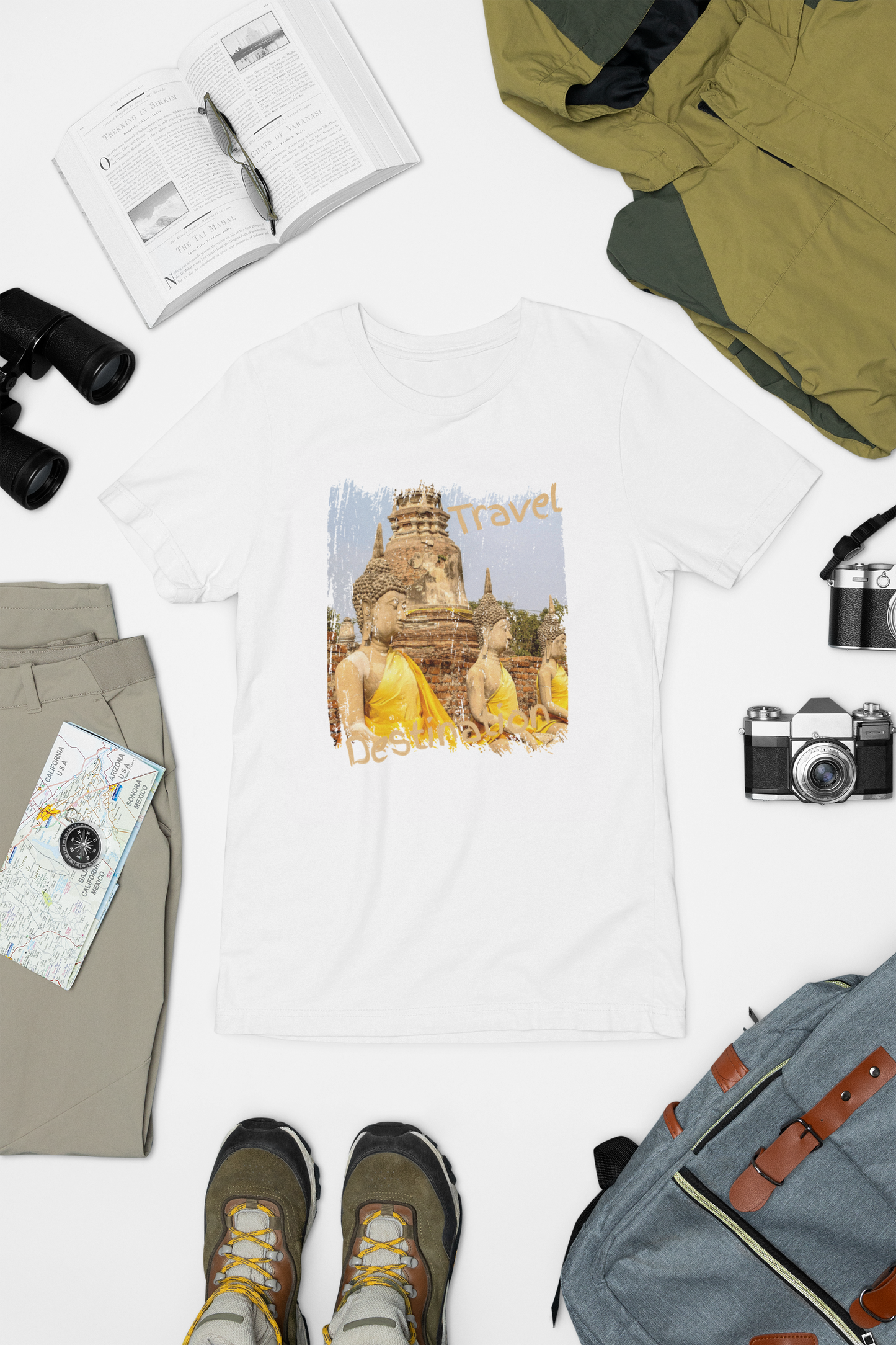 "Travel Destination"  T-Shirt - Perfect for a pilgrim