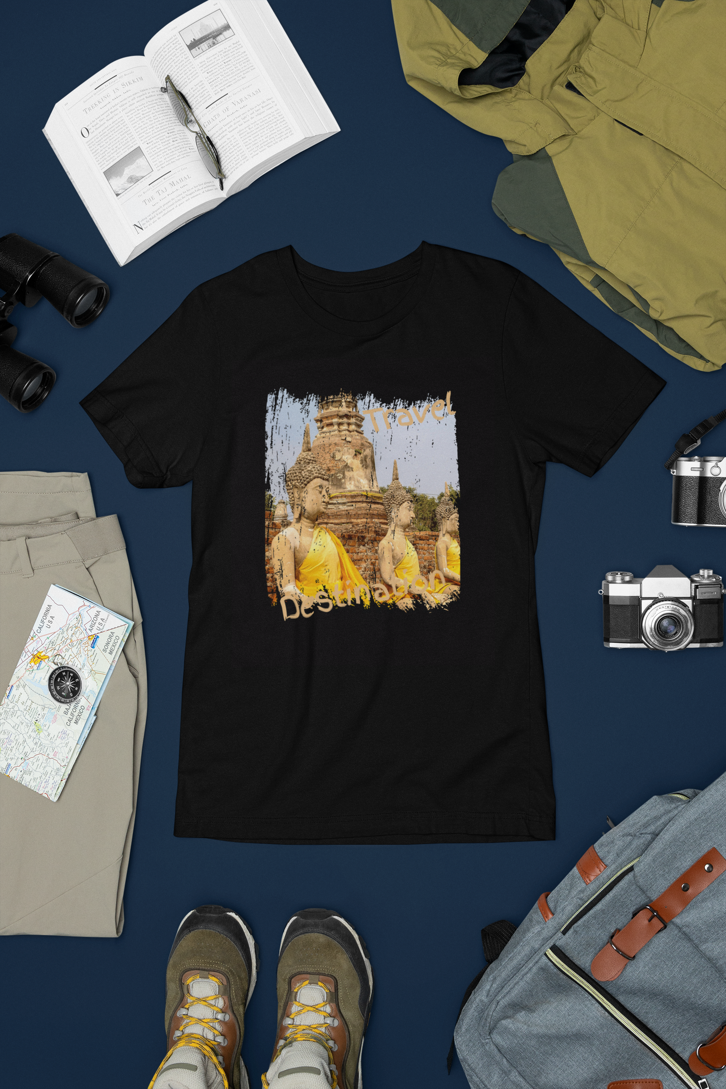 "Travel Destination"  T-Shirt - Perfect for a pilgrim