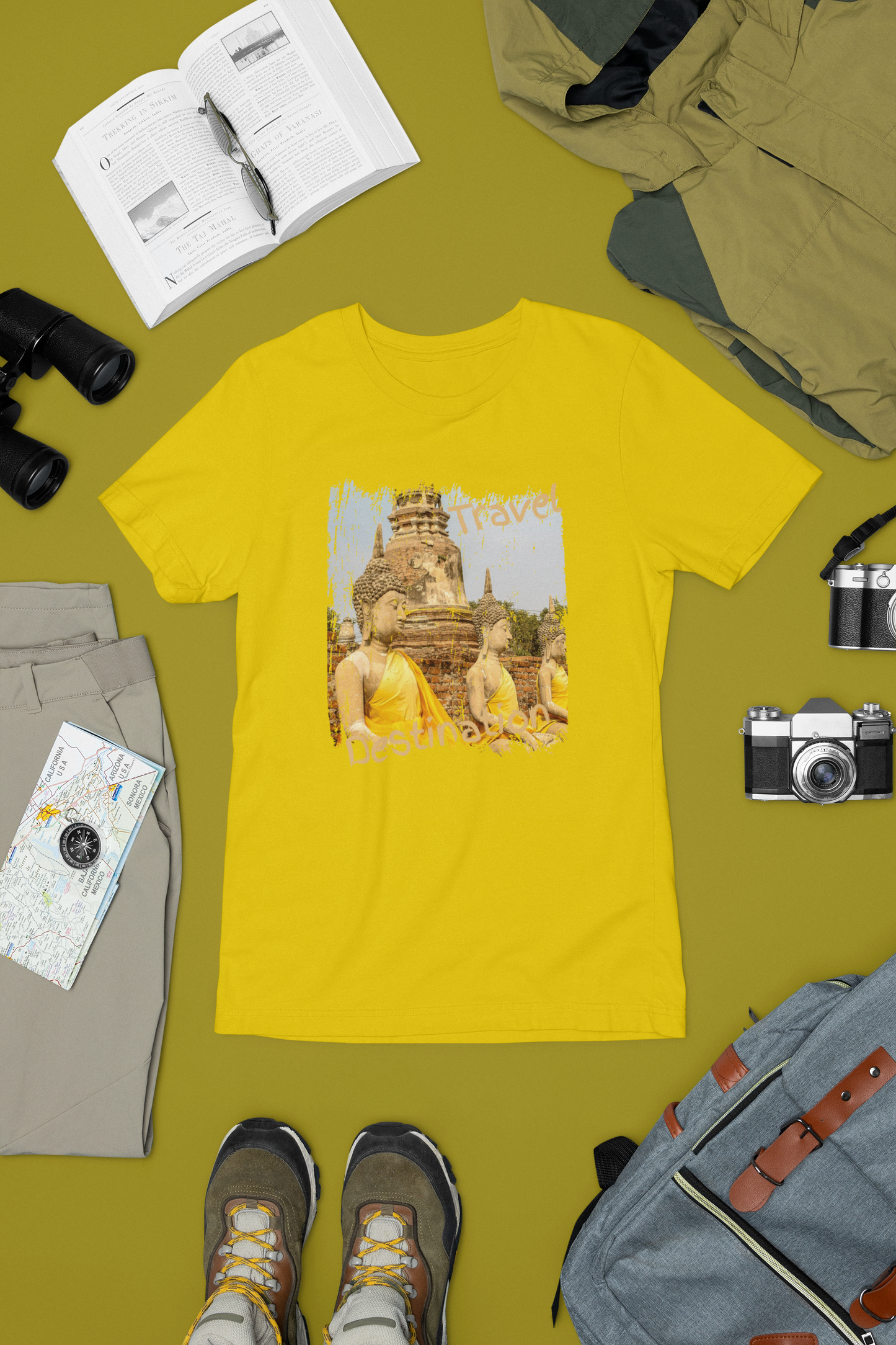 "Travel Destination"  T-Shirt - Perfect for a pilgrim