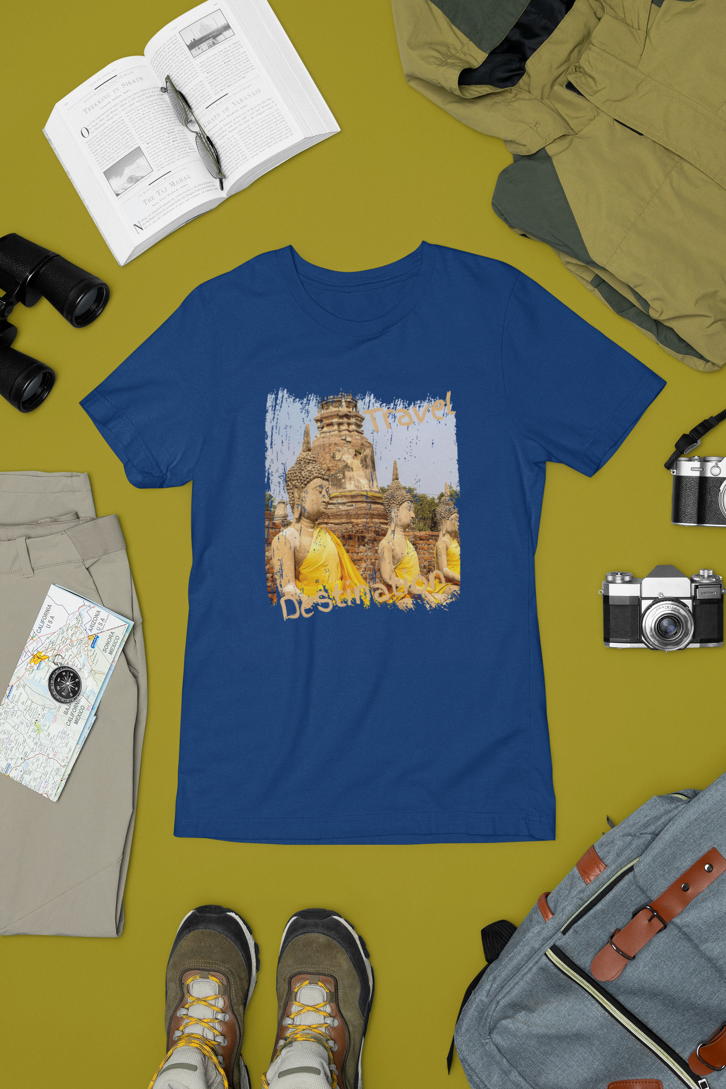 "Travel Destination"  T-Shirt - Perfect for a pilgrim