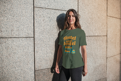 Hostel Sweet Hostel Unisex T-Shirt — Backpacking & Travel Bunk Tee